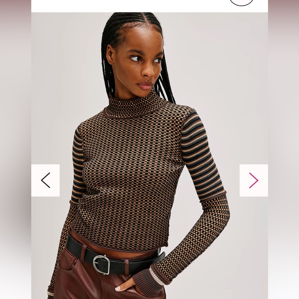 We The Free Gamer Cuff, Free People Top, turtle neck sweater